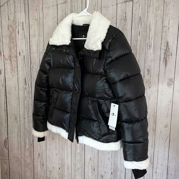 7 for all Mankind Women's Puffer Jacket - Picture 2 of 8